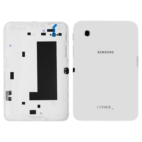 Задня панель корпуса для Samsung P3110 Galaxy Tab2 , біла, версія Wi Fi 