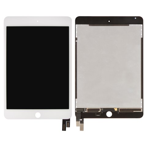 Дисплей для Apple iPad Mini 4, білий, без рамки