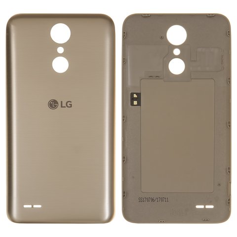 Задня кришка батареї для LG K10 2017  M250, K10 2017  X400, золотиста