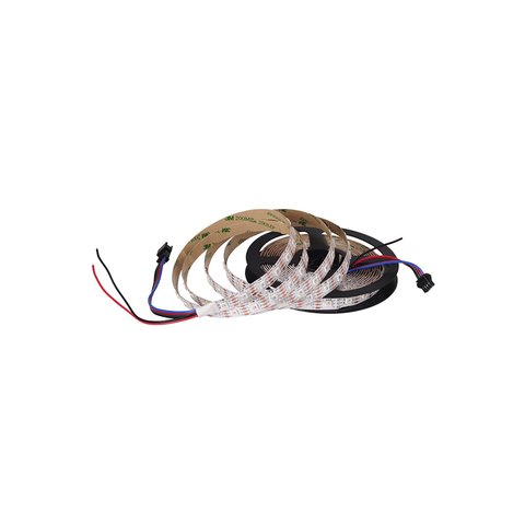Світлодіодна стрічка RGB SMD5050, SK9822 біла, з управлінням, IP20, 5 В, 60 діодів м, 5 м