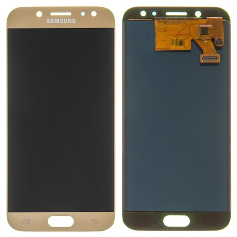 Дисплей для Samsung J530 Galaxy J5 2017 , золотистий, з регулюванням яскравості, без рамки, Сopy, TFT 
