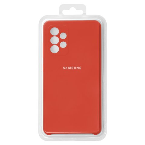 Чехол для Samsung A525 Galaxy A52, красный, Original Soft Case, силикон, red 14 