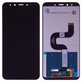 Дисплей для Xiaomi Mi 6X, Mi A2, черный, без рамки, Сopy, (TFT) M1804D2SG, M1804D2SI