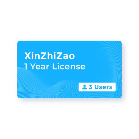 Ліцензія XinZhiZao на 1 рік 3 користувача 
