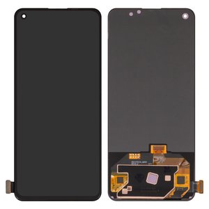 Дисплей для Realme GT 5G, GT Master; OnePlus Nord 2 5G, Nord 2T; Oppo Reno5 4G, Reno5 5G, Reno6, черный, без рамки, High Copy, OLED , RMX2202, CPH2159, PEGM00, PEGT00, CPH2145