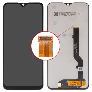 Дисплей для ZTE Blade 20 Smart, черный, без рамки, Original PRC , V1050