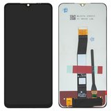 Дисплей для Xiaomi Poco C40, Redmi 10C, чорний, без рамки, Оригінал (переклеєне скло)