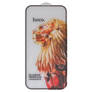 Защитное стекло Hoco G9 для Apple iPhone 14 Pro Max, Full Glue, без упаковки , черный, cлой клея нанесен по всей поверхности