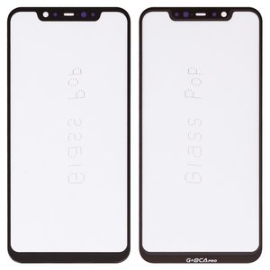 Стекло корпуса G+OCA PRO для Xiaomi Mi 8, с OCA пленкой, черное