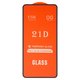 Захисне скло для Xiaomi Redmi 10X 4G, Redmi Note 9, сумісне з чохлом, Full Glue, (без упаковки), чорний, шар клею нанесений по всій поверхні