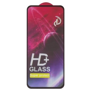 Захисне скло для Infinix Hot 50i X6531 , Smart 9 X6532 , сумісне з чохлом, Full Glue, без упаковки , чорний