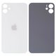 Задняя панель корпуса для iPhone 11, белая, не нужно снимать стекло камеры, Original (PRC), big hole