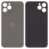 Задняя панель корпуса для iPhone 12 Pro Max, серая, не нужно снимать стекло камеры, Original (PRC), big hole, graphite