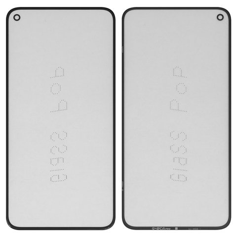 Стекло корпуса G+OCA PRO для Google Pixel 5, с OCA пленкой, черное