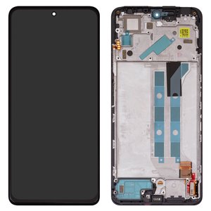 Дисплей для Xiaomi Redmi Note 12 Pro 4G, чорний, з рамкою, Original PRC 