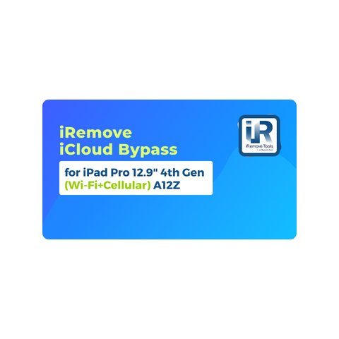 iRemove iCloud Bypass для iPad Pro 12.9 inch 4th Gen Wi Fi+Cellular  A12Z