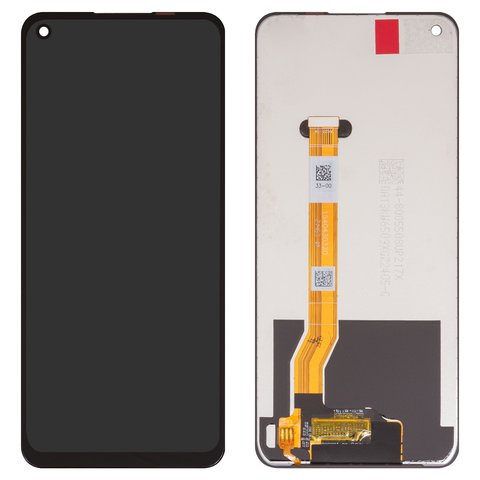 Дисплей для Realme 8i, 9 Pro, 9i, чорний, без рамки, High Copy, 1540430320 DIO659JIOO V0.3 , CPH2333, RMX3151, RMX3491, RMX3286