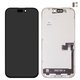 Дисплей для iPhone 16 Pro, чорний, з рамкою, High Copy, без мікросхеми, (OLED), GX OEM hard