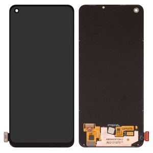 Дисплей для Oppo A74, A94 4G, A94 5G, A95 4G, F19, F19 Pro, F19 Pro Plus 5G, Reno5 Lite, Reno5 Z, черный, без рамки, Оригинал переклеено стекло , CHP2219, CPH2203, CHP2365, CPH2365, CPH2205, CHP2219, CPH2219, CPH2285, AMS643XY04, VER.04