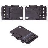 Стекло камеры для Xiaomi Redmi 9T, черное, с рамкой, carbon Gray, J19S, M2010J19SG, M2010J19SY