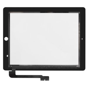 Сенсорный экран для iPad 3, iPad 4, черный, #A1403 A1416 A1430 A1458 A1459 A1460