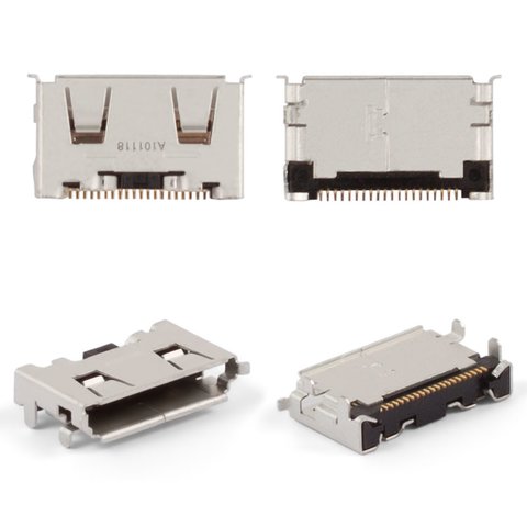 Conector de carga puede usarse con Samsung C3050, I6220, M8800, S3310, S5230 Star, S5230 TV, S5230W, S5233, S7330
