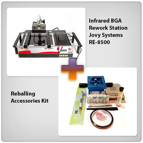 Infrared BGA Rework Station Jovy Systems RE 8500 + Reballing Accessories Kit