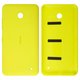 Housing Back Cover compatible with Nokia 630 Lumia Dual Sim, 635 Lumia, (yellow, with side button)