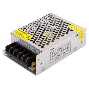 Fuente de alimentación para tiras LED de 12 V, 3.2 A 40 W , 110 220 V