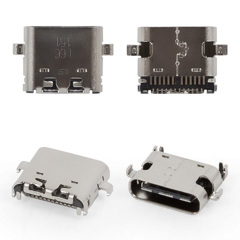 Conector de carga puede usarse con ZTE A2017, 24 pin, USB tipo C