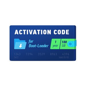 Активационный код Boot Loader 2.0 1 год, 100 ГБ 