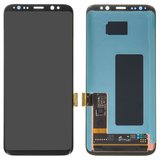 Pantalla LCD puede usarse con Samsung G950 Galaxy S8, negro, sin marco, original (vidrio reemplazado)
