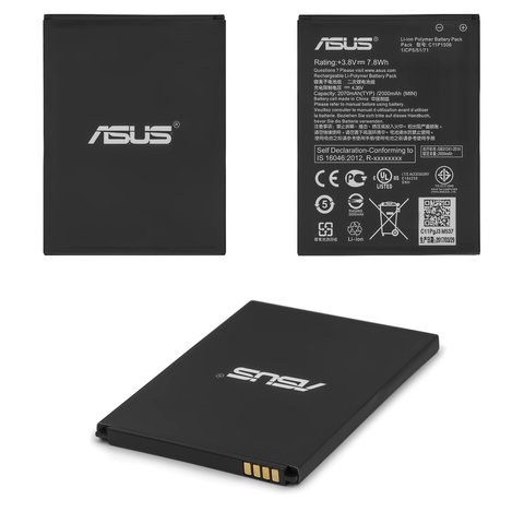 Аккумулятор для Asus ZenFone Go ZC500TG , Li Polymer, 3,8 В, 2000 мАч, Original PRC , #C11P1506