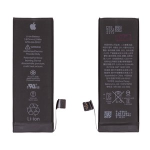 Battery compatible with iPhone SE, Li ion, 3.82 V, 1624 mAh, Original PRC , original IC  #616 00107
