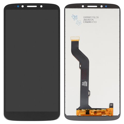 LCD compatible with Motorola XT1924 Moto E5 Plus, black, without frame, High Copy 