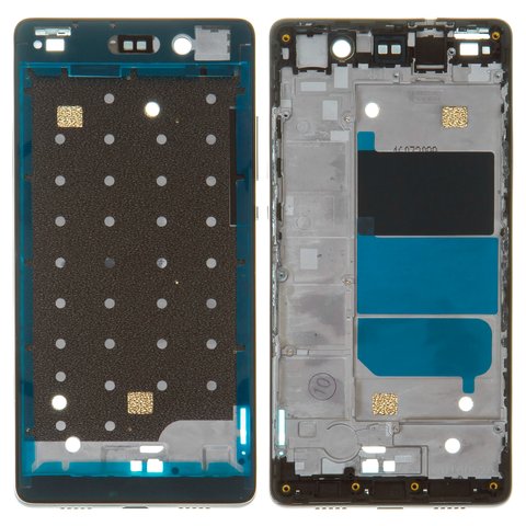 Housing Middle Part compatible with Huawei P8 Lite ALE L21 , black, LCD binding frame 