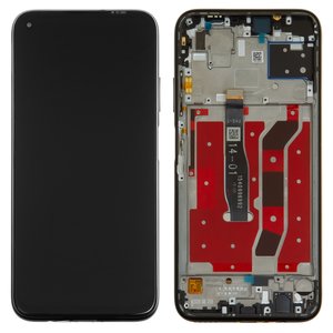 Pantalla LCD puede usarse con Huawei Nova 6 SE, Nova 7i, P40 Lite, negro, versión 4G, con marco, High Copy, JNY L21A JNY L01A JNY L21B JNY L22A JNY L02A JNY L22B JNY AL10 JNY TL10