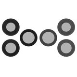Camera Lens compatible with iPhone 12 Pro Max, (black, without frame, set 3 pcs.)
