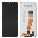 LCD compatible with Samsung A037F Galaxy A03s, (black, without frame, Original (PRC), with yellow cable, (160,5x72 mm))