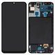 LCD compatible with Samsung A505 Galaxy A50, A505F/DS Galaxy A50, (black, with frame, original (change glass) )