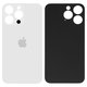 Housing Back Cover compatible with iPhone 14 Pro Max, (white, no need to remove the camera glass, big hole)