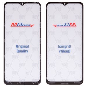 Стекло корпуса Musttby для Samsung A127 Galaxy A12 Nacho, с OCA пленкой, черное