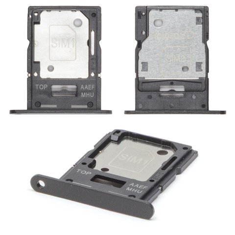 SIM Card Holder compatible with Samsung A155 Galaxy A15, black, dual SIM, brave black 