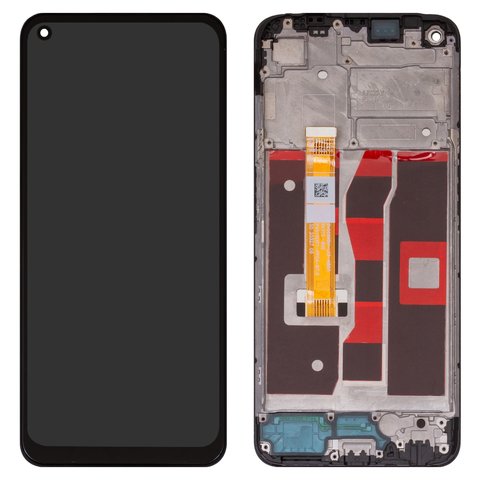 LCD compatible with Oppo A54 4G, black, with frame, High Copy, CPH2239, BV065WBM L03 MB00 