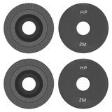 Camera Lens compatible with Motorola Moto E14, Moto G04, Moto G04s, (black, without frame, set 2 pcs.)