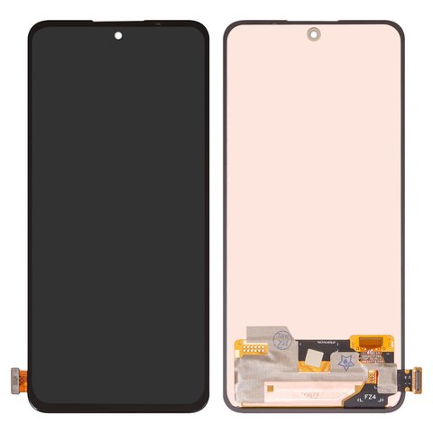 LCD compatible with Xiaomi Redmi Note 14 4G, black, without frame, original change glass  , 161.5mm, 24117RN76E, EU version 