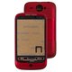 Housing compatible with HTC A3333 Wildfire, (red)