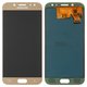 LCD compatible with Samsung J530 Galaxy J5 (2017), (golden, without adjustment of light, without frame, Copy, (TFT))