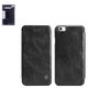 Case Nillkin Qin leather case compatible with Apple iPhone 6, iPhone 6S, (black, flip, PU leather, plastic) #6956473223443