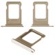 SIM Card Holder compatible with iPhone 12 Pro, iPhone 12 Pro Max, (silver, single SIM, silver)